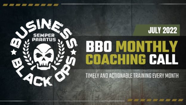 July 2022 Coaching Call